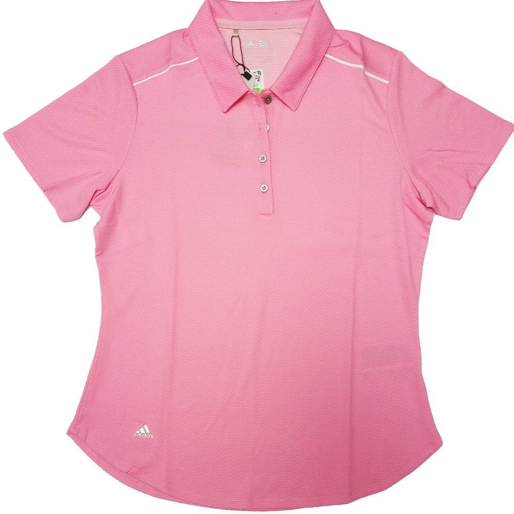 Adidas Women's Pink Polo - Climacool (Size: M)